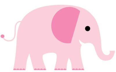 Denk niet aan een roze olifant